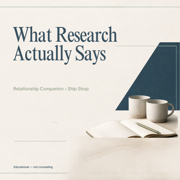 What Research Actually Says — Relationship Companion cover